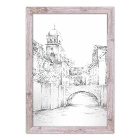 European City Canals Framed Print Wall Hanging